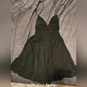 Backless Crisscross Lace Up Mesh Halara Dress